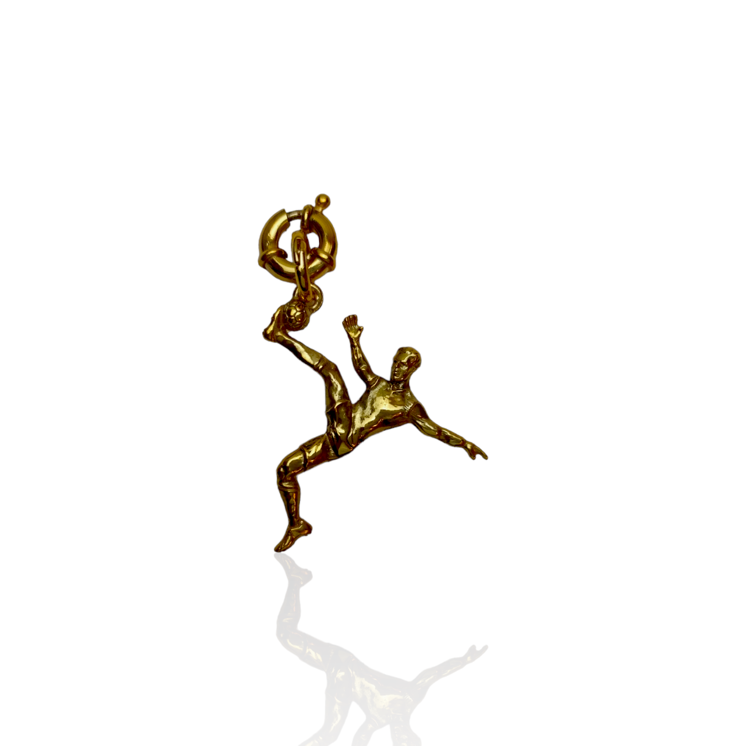 Pendentif à fermeture éclair en argent pour patinage artistique, bijoux de sport, cadeau. 