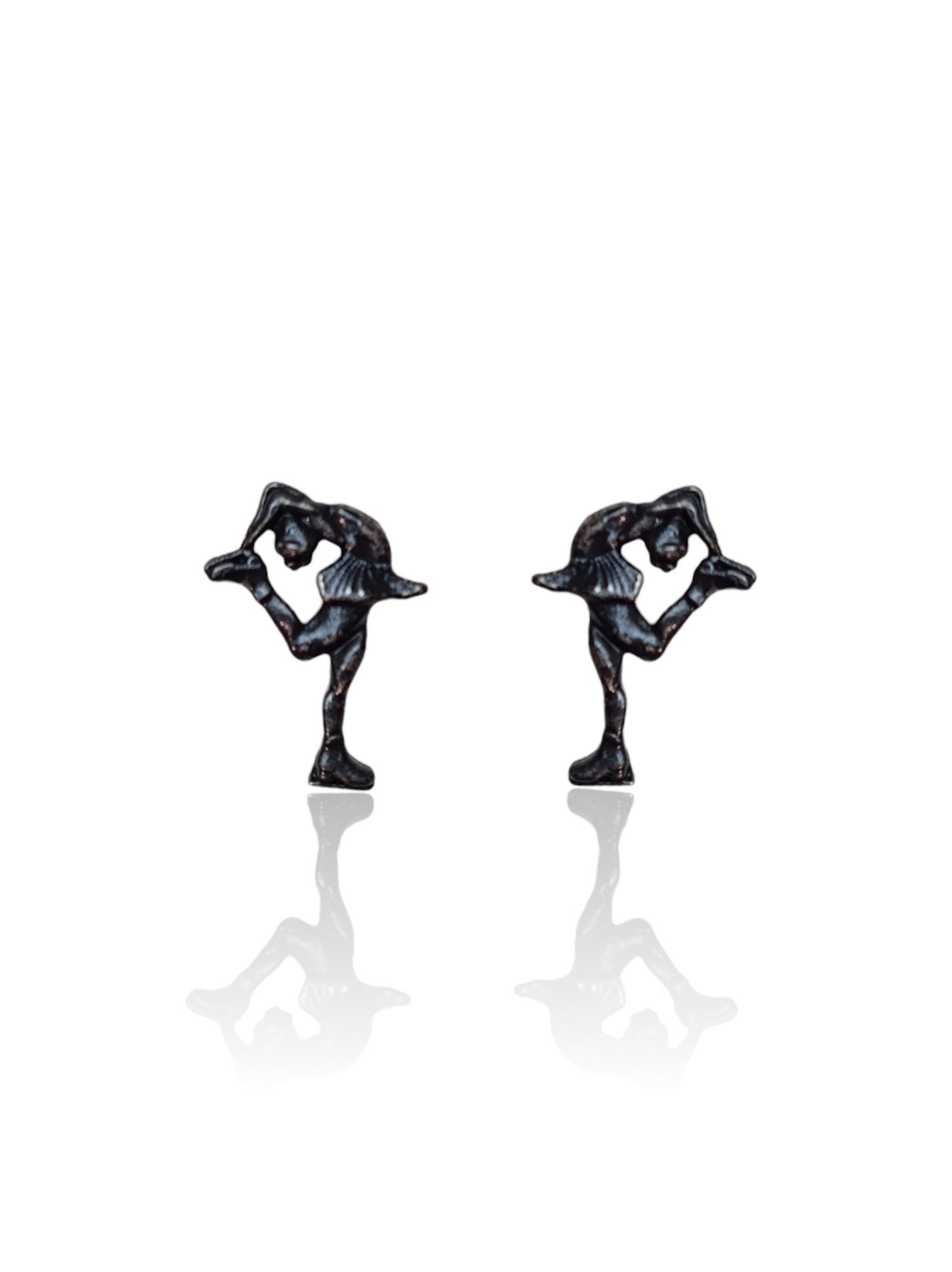 Figure Skating, Small Stud Earrings. Sports Jewelry Gift for Woman